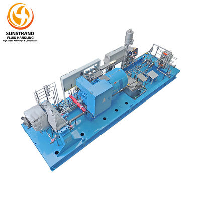 Integrally Geared Multi Stage Process Gas Compressors LF 2X80 Base Mounted Compressor