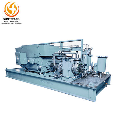 HMP 5000 Overhung Impeller Integrally Geared Multi Stage Pumps Section View Performance