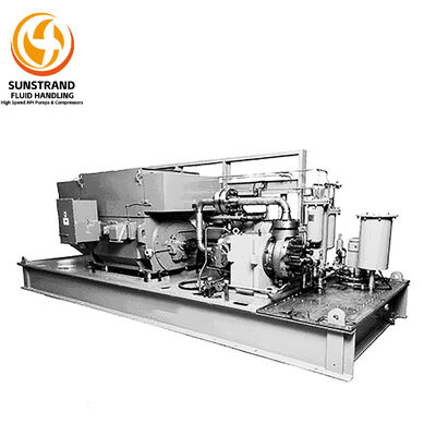 Good price HMP 5000 Overhung Impeller Integrally Geared Multi Stage Pumps Section View Performance online